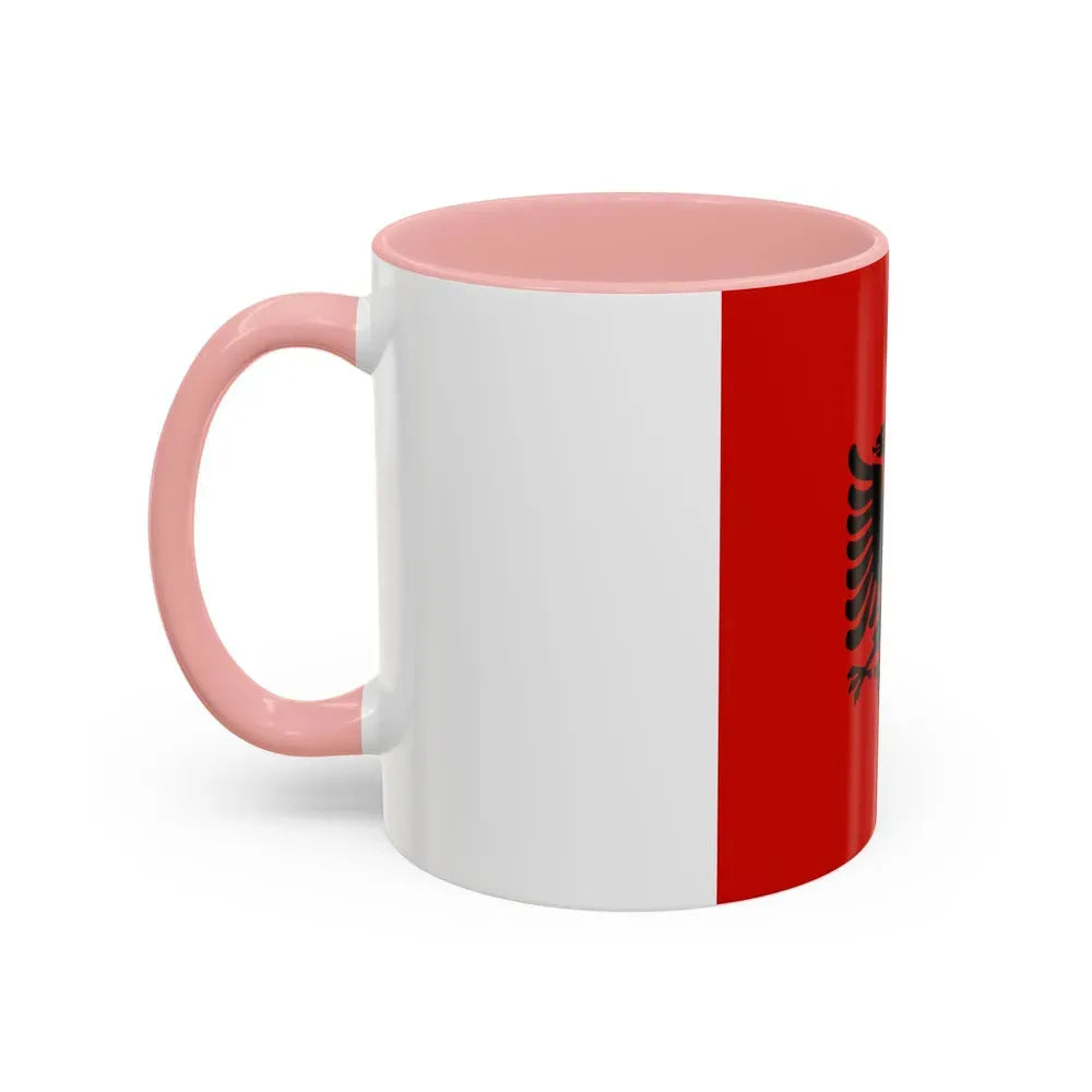 Presidential flag of Albania 1946 to 1992 - Accent Coffee Mug - Go Mug Yourself