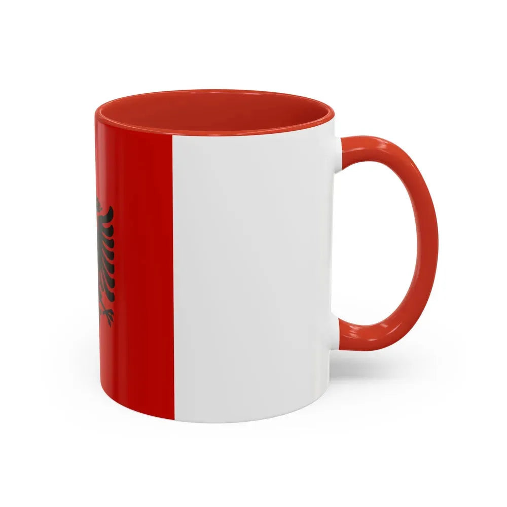 Presidential flag of Albania 1946 to 1992 - Accent Coffee Mug - Go Mug Yourself