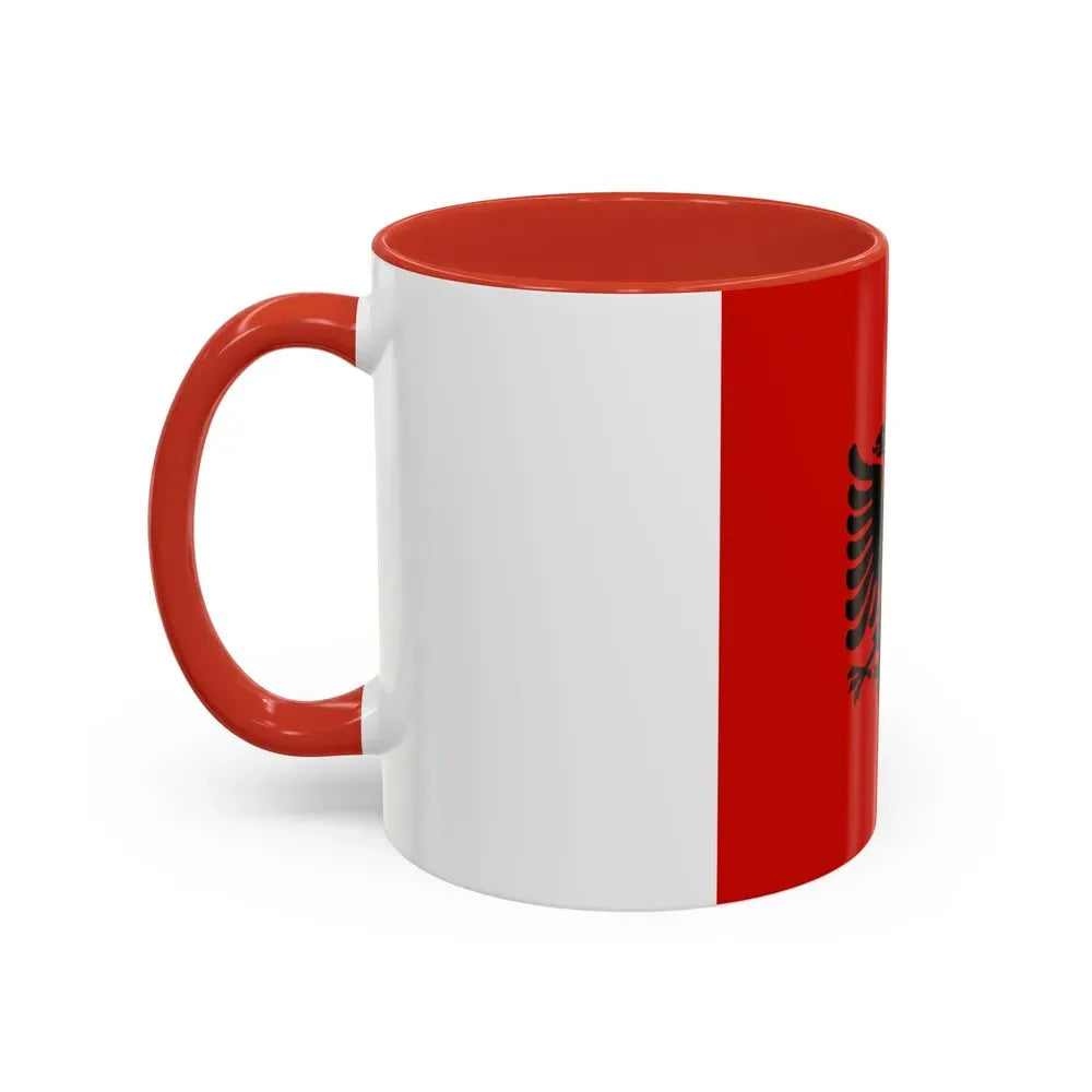Presidential flag of Albania 1946 to 1992 - Accent Coffee Mug - Go Mug Yourself