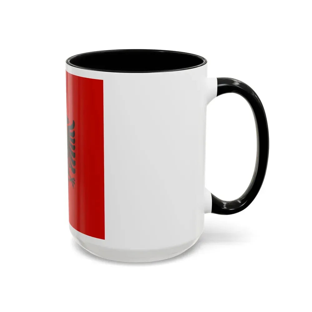 Presidential flag of Albania 1946 to 1992 - Accent Coffee Mug - Go Mug Yourself