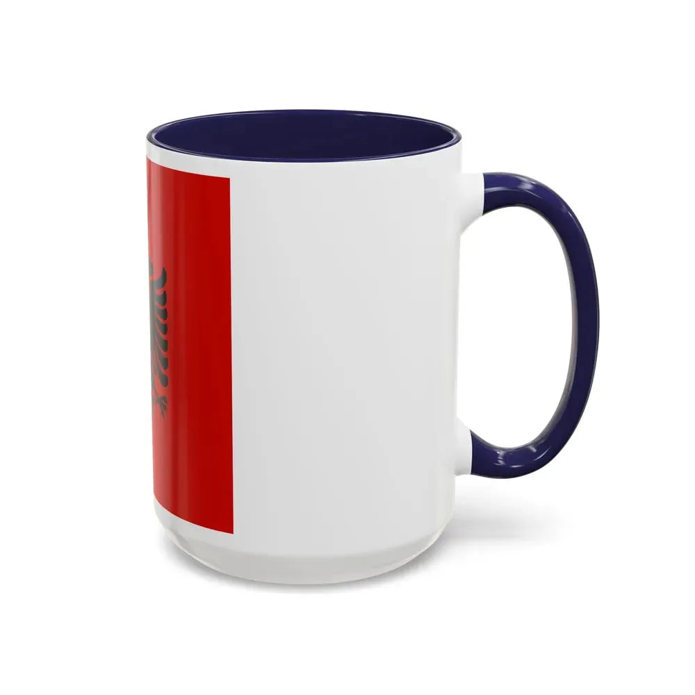 Presidential flag of Albania 1946 to 1992 - Accent Coffee Mug - Go Mug Yourself