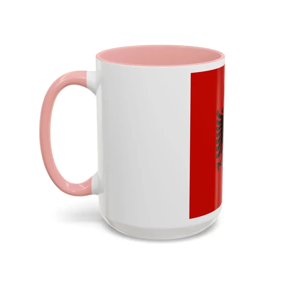 Presidential flag of Albania 1946 to 1992 - Accent Coffee Mug - Go Mug Yourself