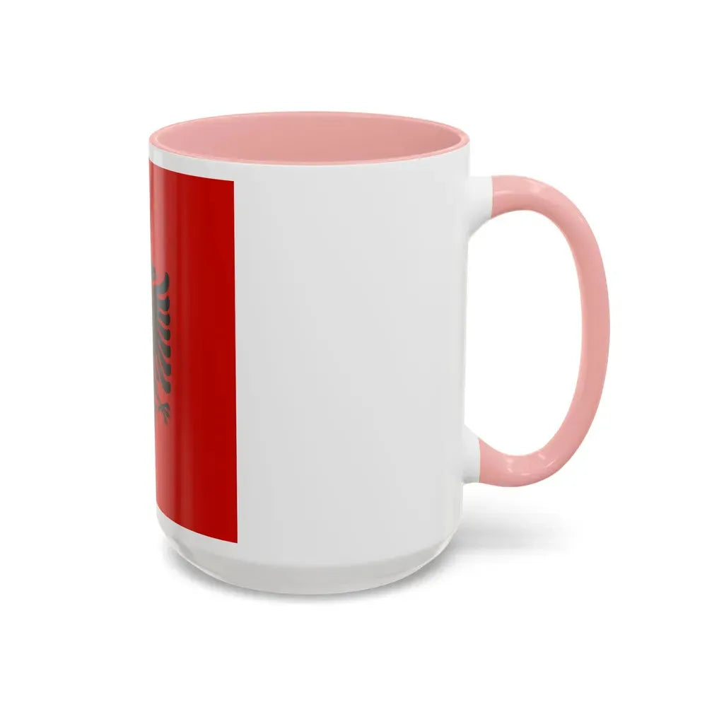 Presidential flag of Albania 1946 to 1992 - Accent Coffee Mug - Go Mug Yourself