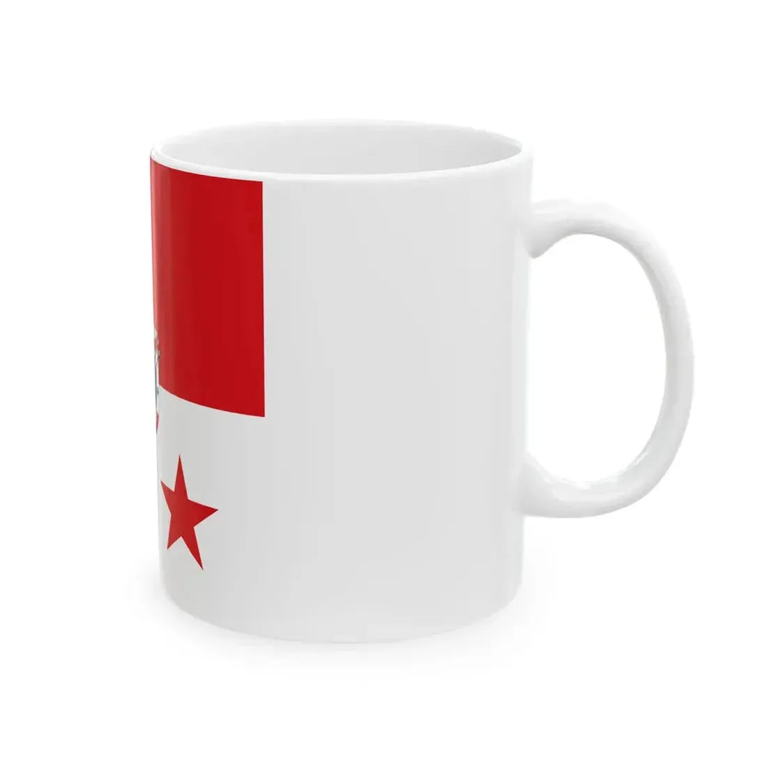 Presidential Flag of Panama Square (Panama) White Coffee Mug - Go Mug Yourself