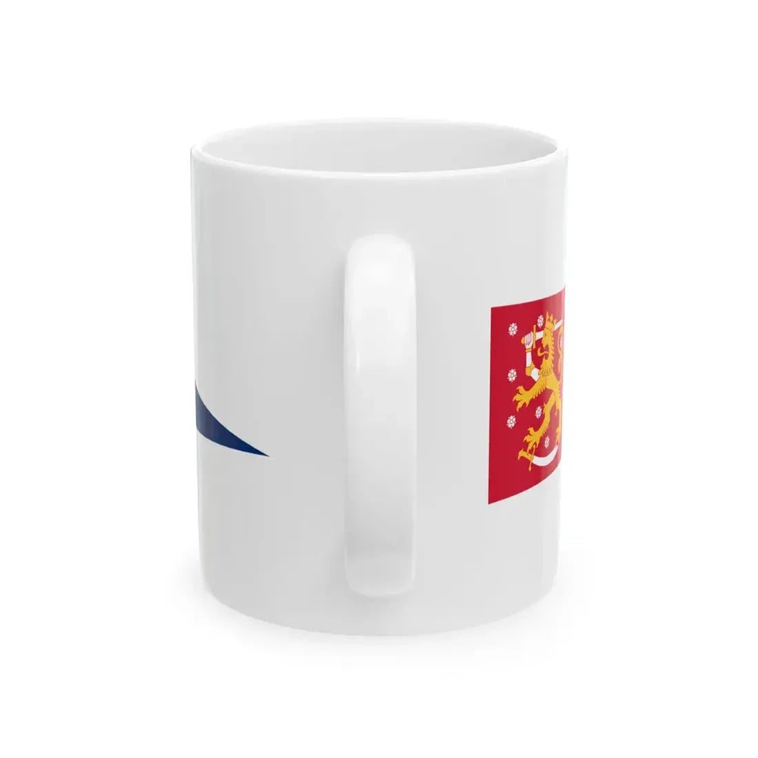 Presidential pennant of Finland (Finland) White Coffee Mug - Go Mug Yourself
