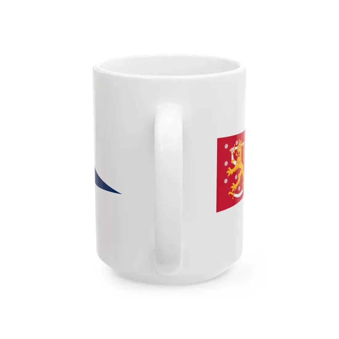 Presidential pennant of Finland (Finland) White Coffee Mug - Go Mug Yourself