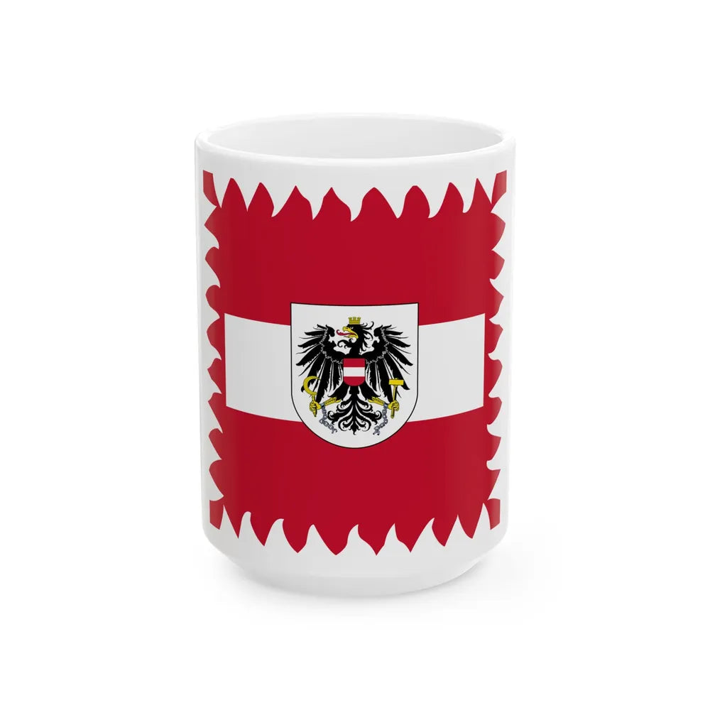Presidential Standard of Austria -1984 (Austria) White Coffee Mug 15oz - Go Mug Yourself