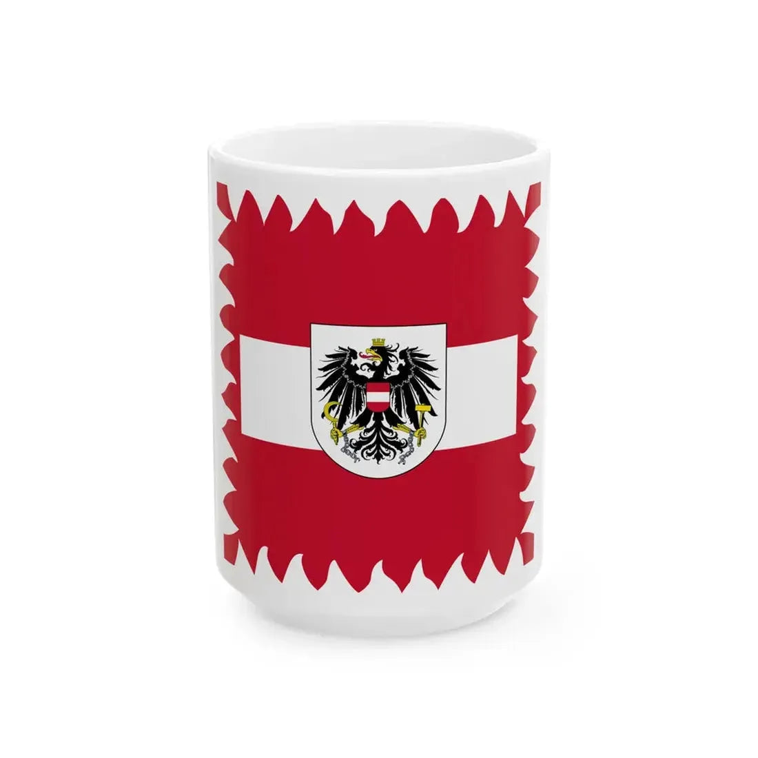Presidential Standard of Austria -1984 (Austria) White Coffee Mug 15oz - Go Mug Yourself