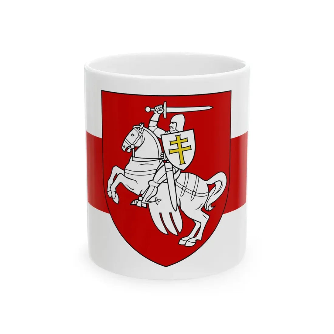 Presidential Standard of Belarus fictional (Belarus) White Coffee Mug 11oz - Go Mug Yourself