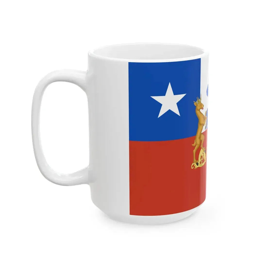 Presidential Standard of Chile 1854-1920 (Chile) White Coffee Mug - Go Mug Yourself
