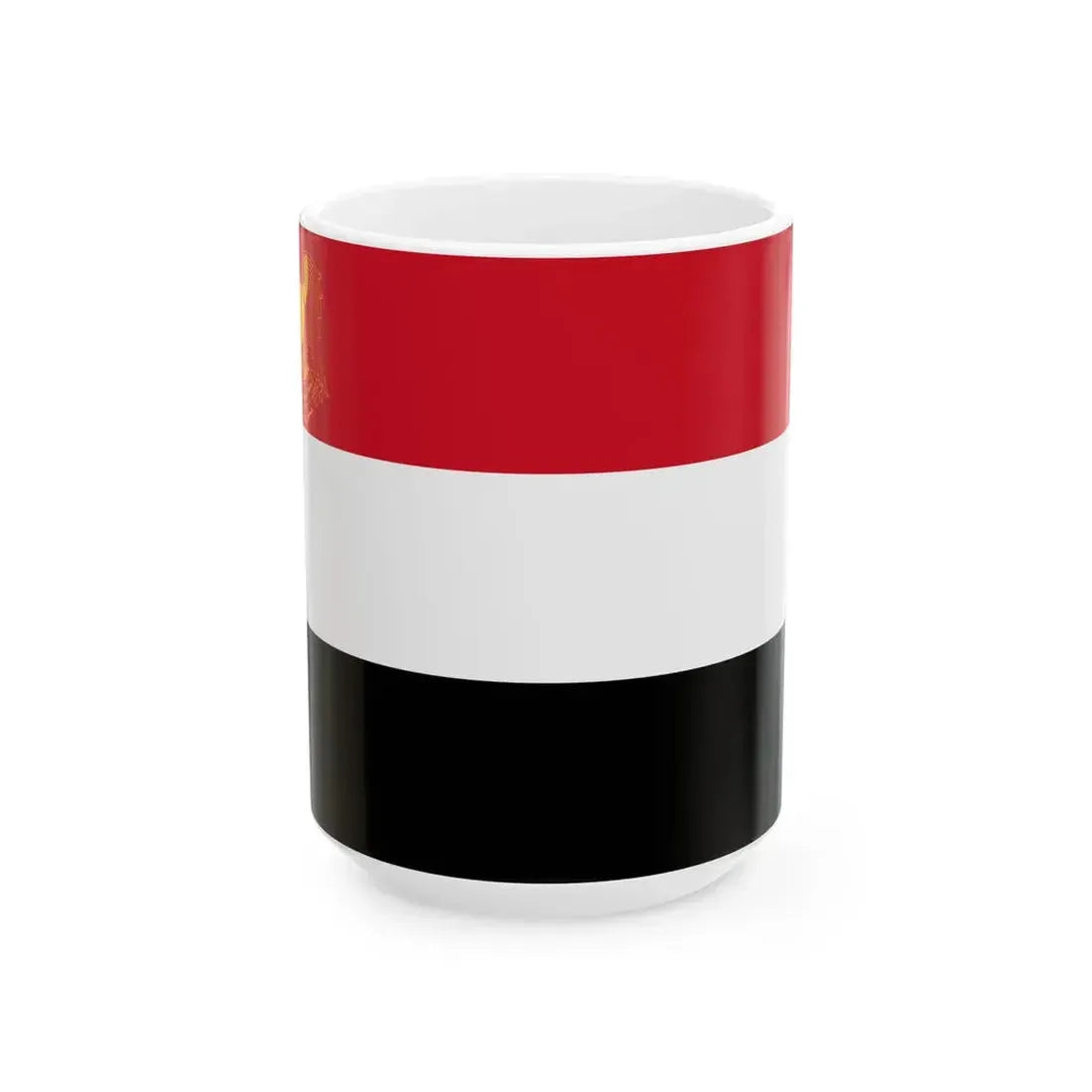 Presidential Standard of Egypt 1972-1984 (Egypt) White Coffee Mug 15oz - Go Mug Yourself