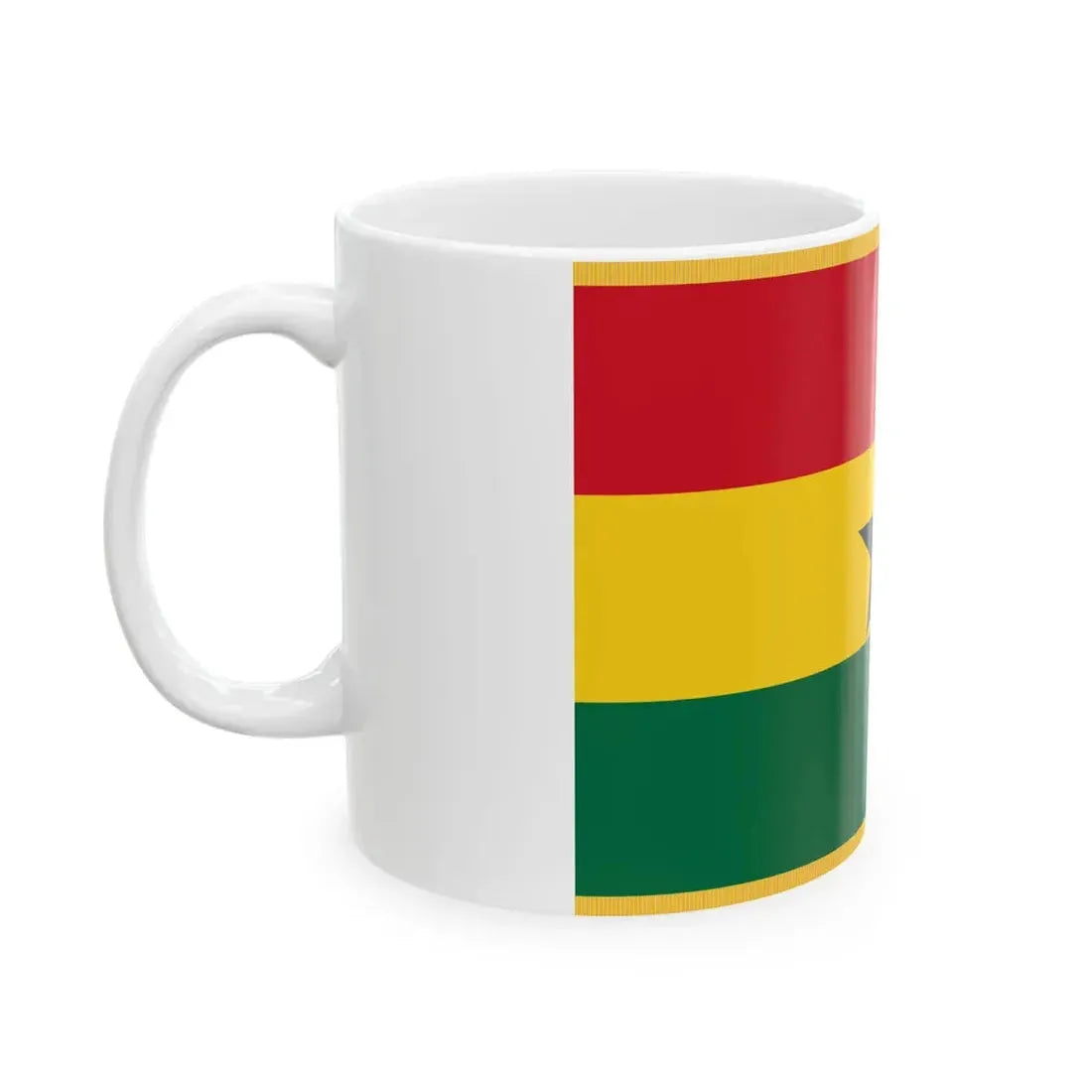 Presidential Standard of Ghana (Ghana) White Coffee Mug - Go Mug Yourself
