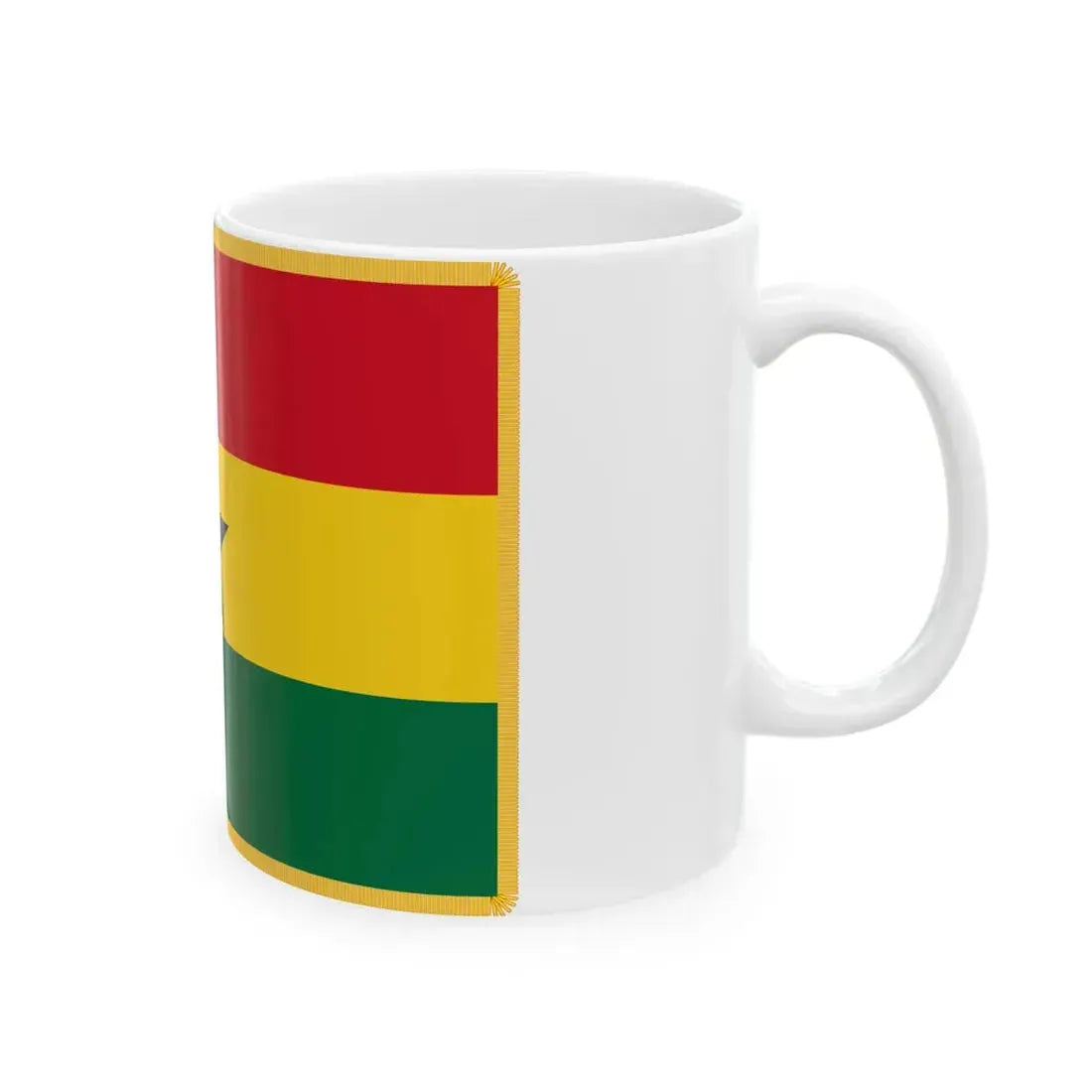 Presidential Standard of Ghana (Ghana) White Coffee Mug - Go Mug Yourself