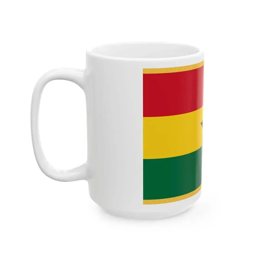 Presidential Standard of Ghana (Ghana) White Coffee Mug - Go Mug Yourself