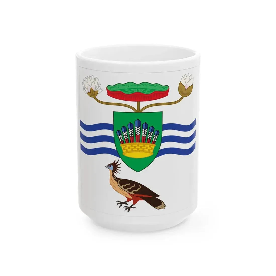 Presidential Standard of Guyana 1970-1980 (Guyana) White Coffee Mug 15oz - Go Mug Yourself
