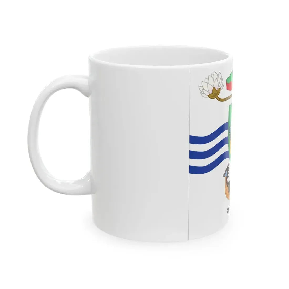 Presidential Standard of Guyana 1970-1980 (Guyana) White Coffee Mug - Go Mug Yourself