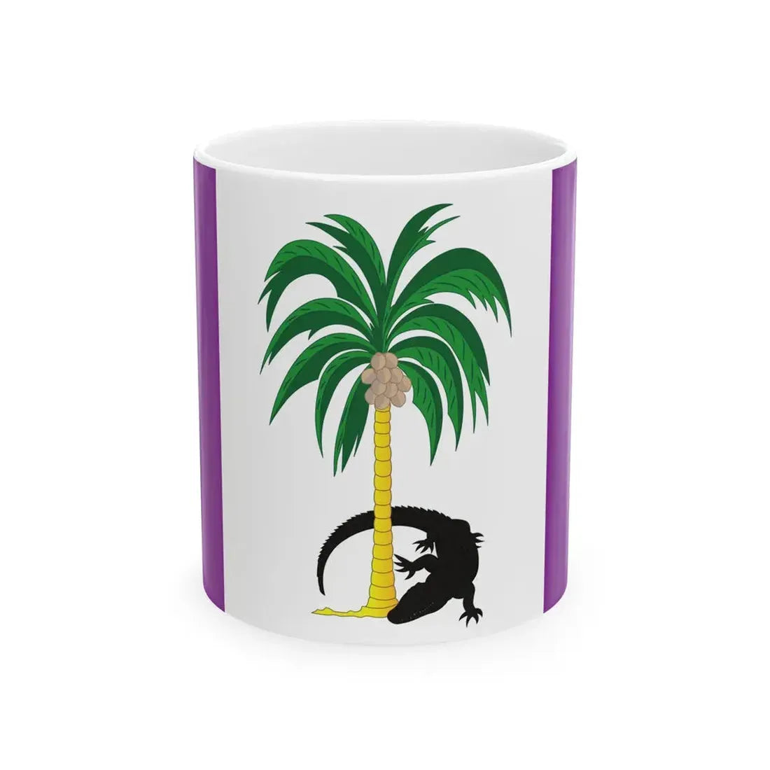 Presidential Standard of Guyana 1980-1985 under President LFS Burnham (Guyana) White Coffee Mug 11oz - Go Mug Yourself
