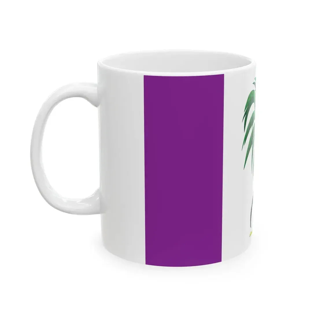 Presidential Standard of Guyana 1980-1985 under President LFS Burnham (Guyana) White Coffee Mug - Go Mug Yourself