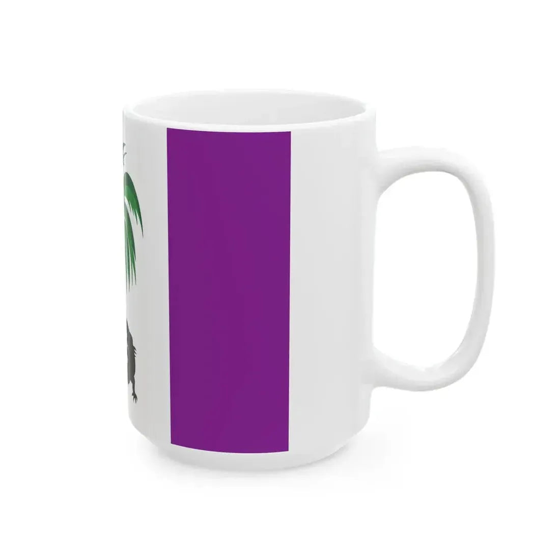 Presidential Standard of Guyana 1980-1985 under President LFS Burnham (Guyana) White Coffee Mug - Go Mug Yourself