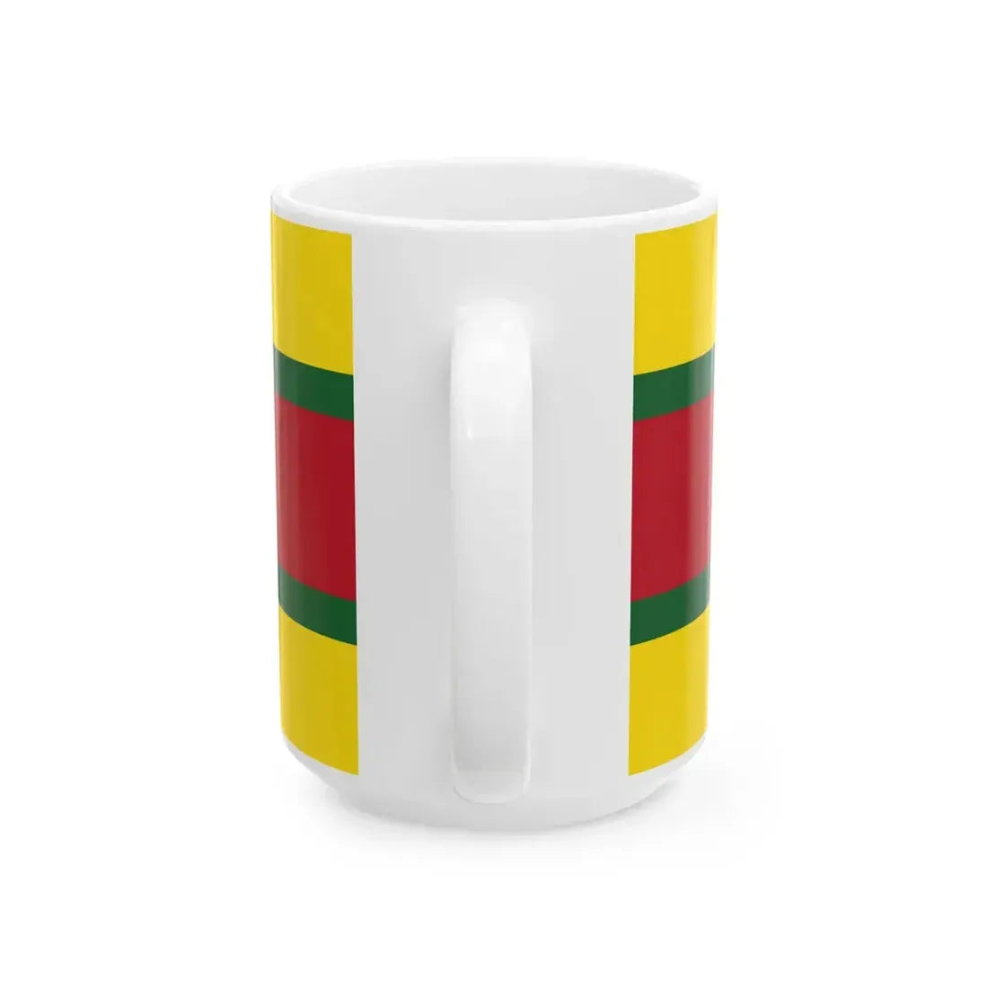 Presidential Standard of Guyana 1992-1997 under President Cheddi B. Jagan (Guyana) White Coffee Mug - Go Mug Yourself