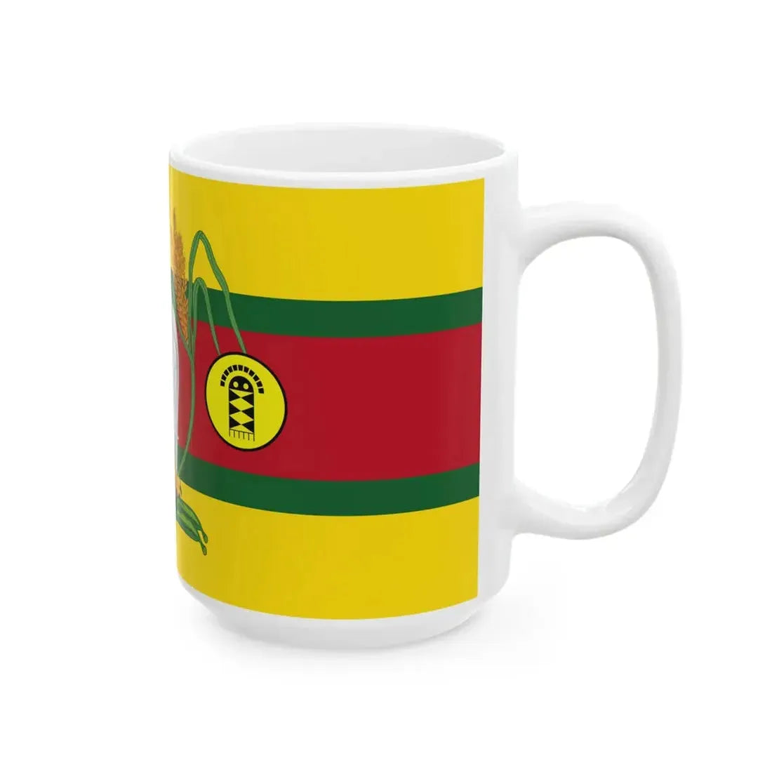 Presidential Standard of Guyana 1997-1999 under President Janet Jagan (Guyana) White Coffee Mug - Go Mug Yourself