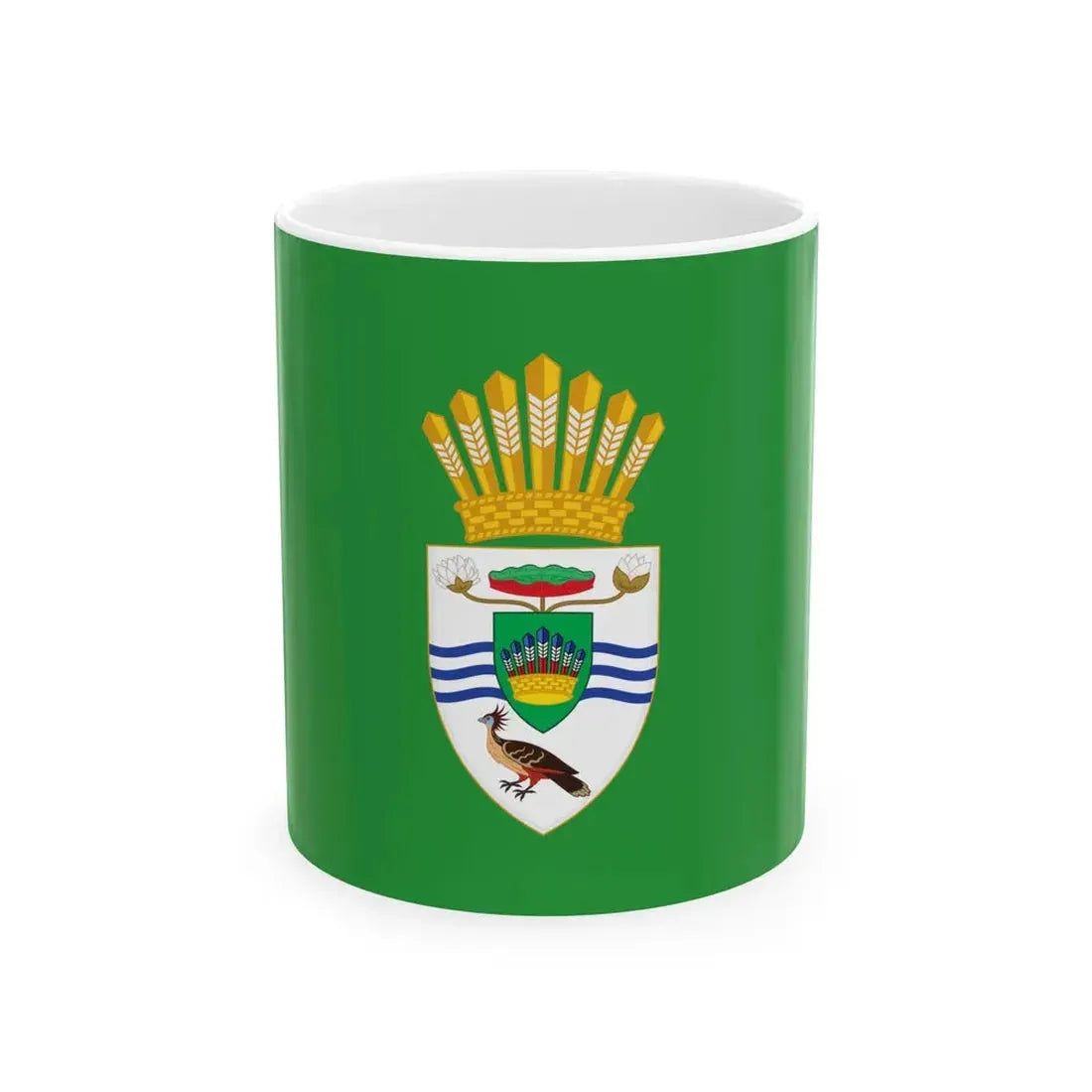 Presidential Standard of Guyana President David Granger (Guyana) White Coffee Mug 11oz - Go Mug Yourself