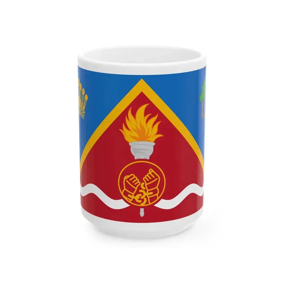 Presidential Standard of Guyana - President Donald Ramotar (Guyana) White Coffee Mug 15oz - Go Mug Yourself