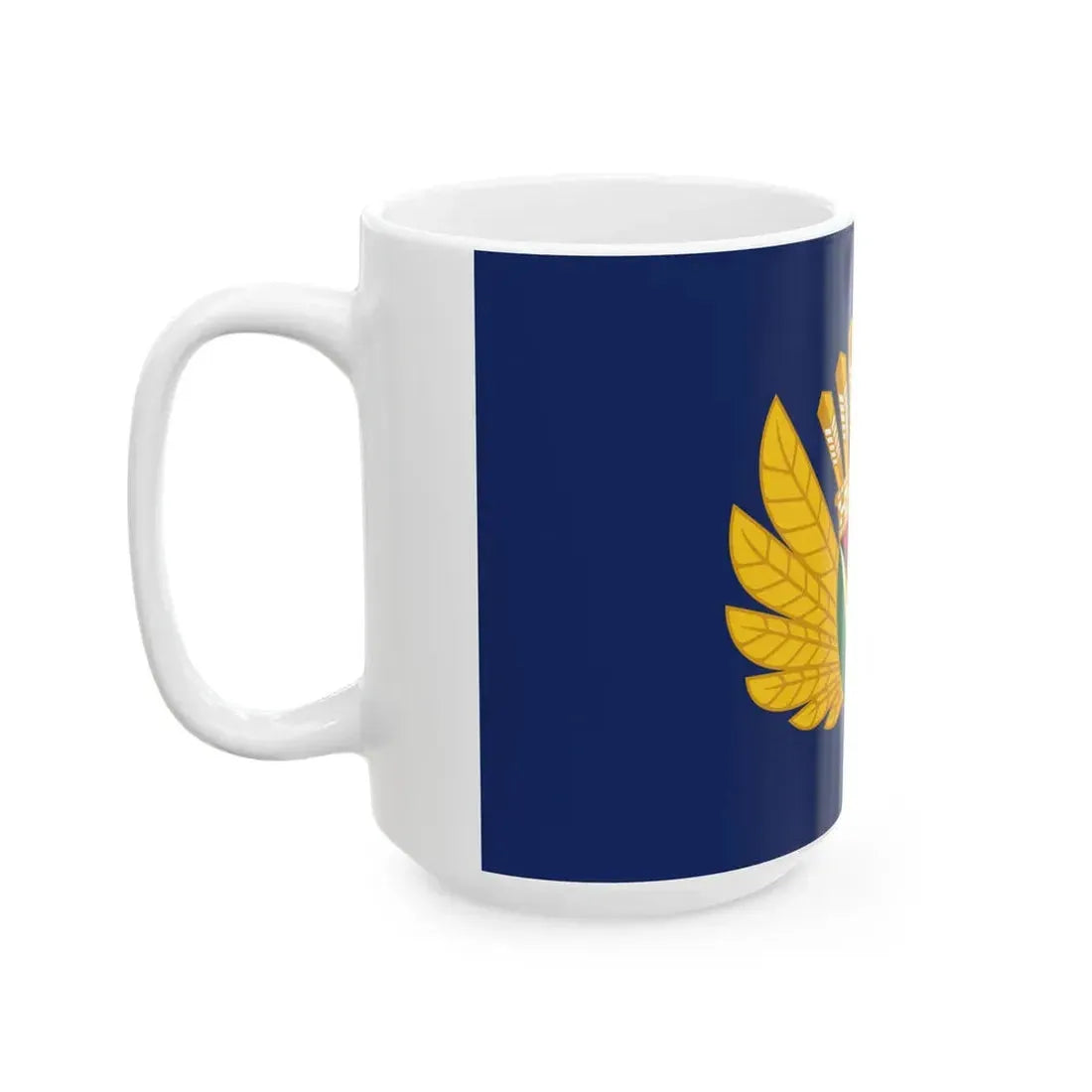 Presidential Standard of Guyana - President Irfaan Ali (Guyana) White Coffee Mug - Go Mug Yourself