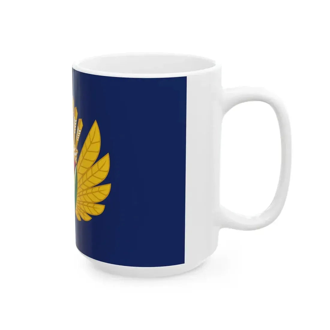 Presidential Standard of Guyana - President Irfaan Ali (Guyana) White Coffee Mug - Go Mug Yourself