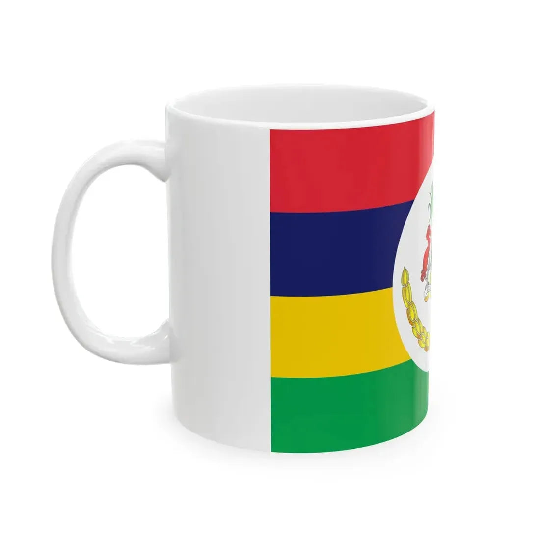 Presidential Standard of Mauritius (Mauritius) White Coffee Mug - Go Mug Yourself