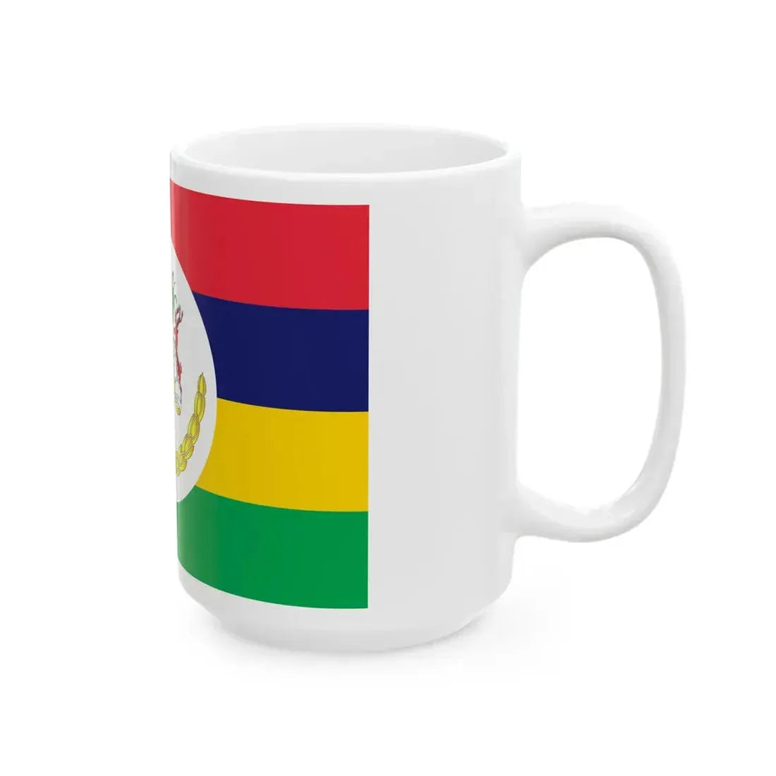 Presidential Standard of Mauritius (Mauritius) White Coffee Mug - Go Mug Yourself