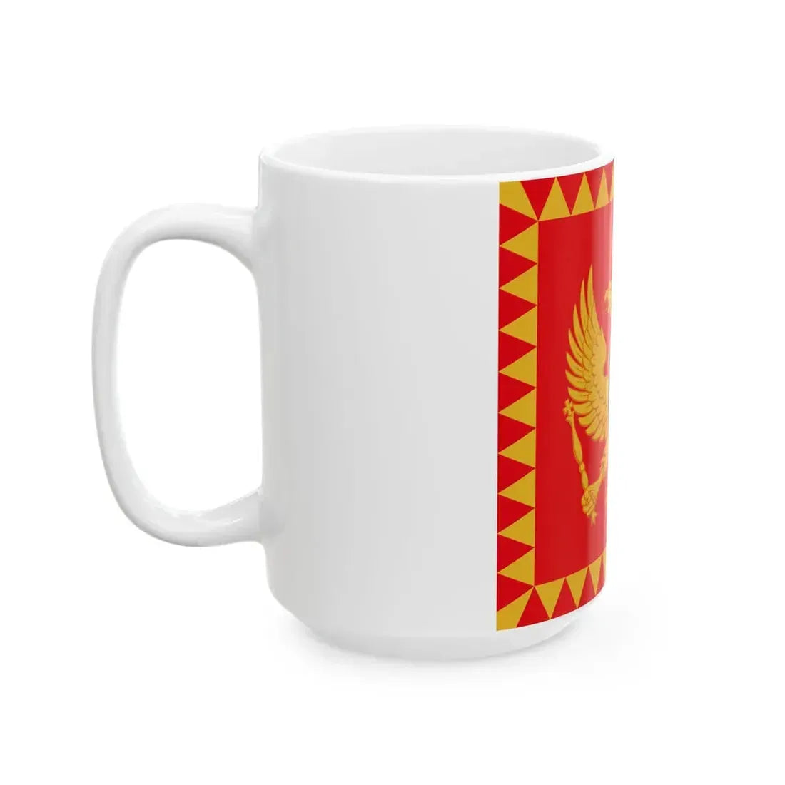 Presidential Standard of Montenegro (Montenegro) White Coffee Mug - Go Mug Yourself