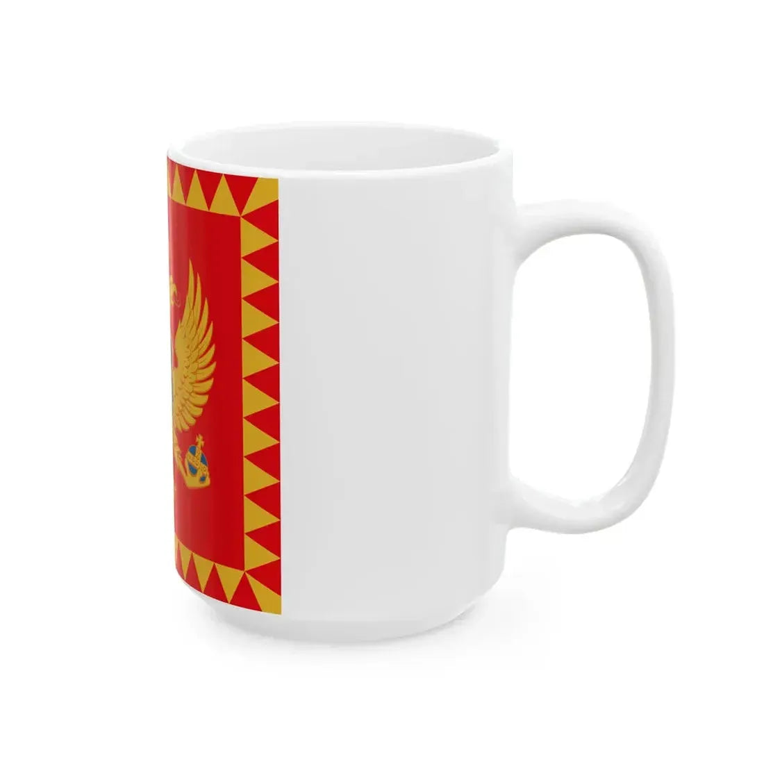 Presidential Standard of Montenegro (Montenegro) White Coffee Mug - Go Mug Yourself