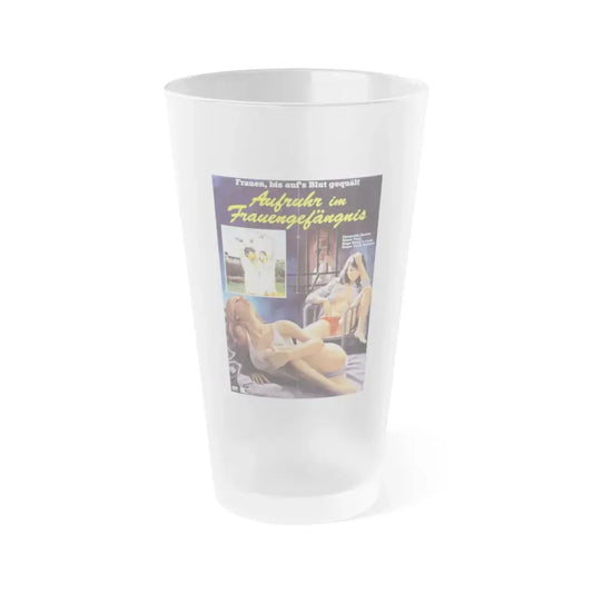 PRESIDIO DE MULHERES VIOLENTADAS 1977 Movie Poster - Frosted Pint Glass 16oz 16oz Frosted - Go Mug Yourself