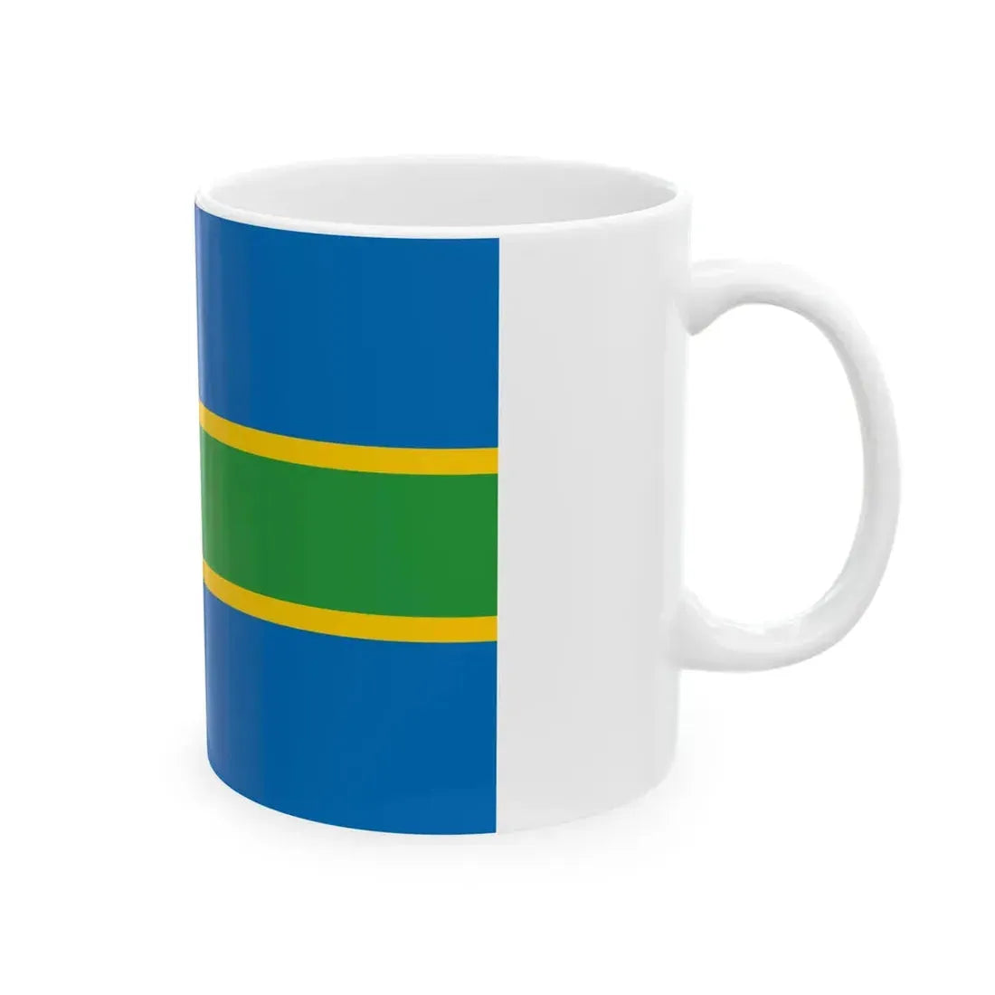 Presquile de Crozon District Flag (France) White Coffee Mug - Go Mug Yourself