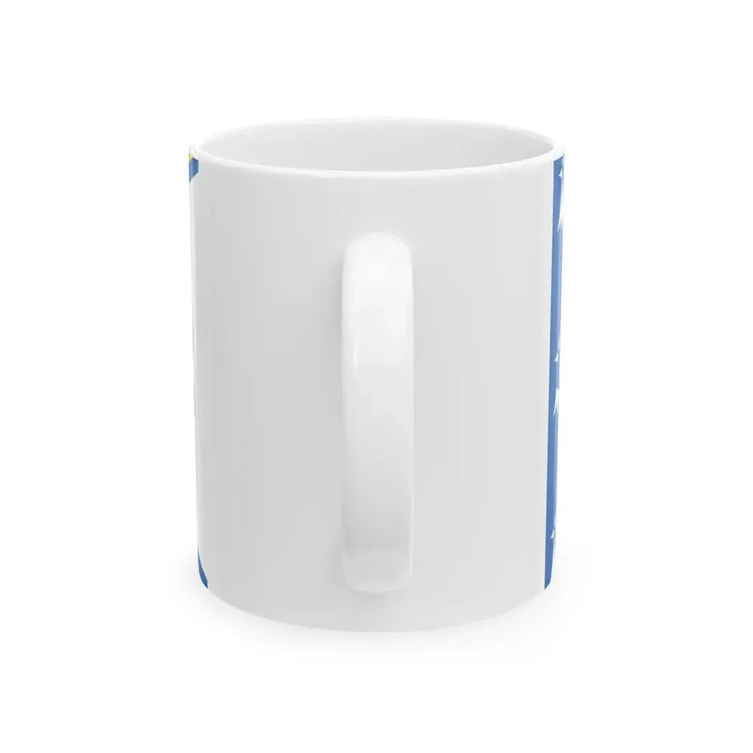 Presquile de Rhuys traditional district flag (France) White Coffee Mug - Go Mug Yourself