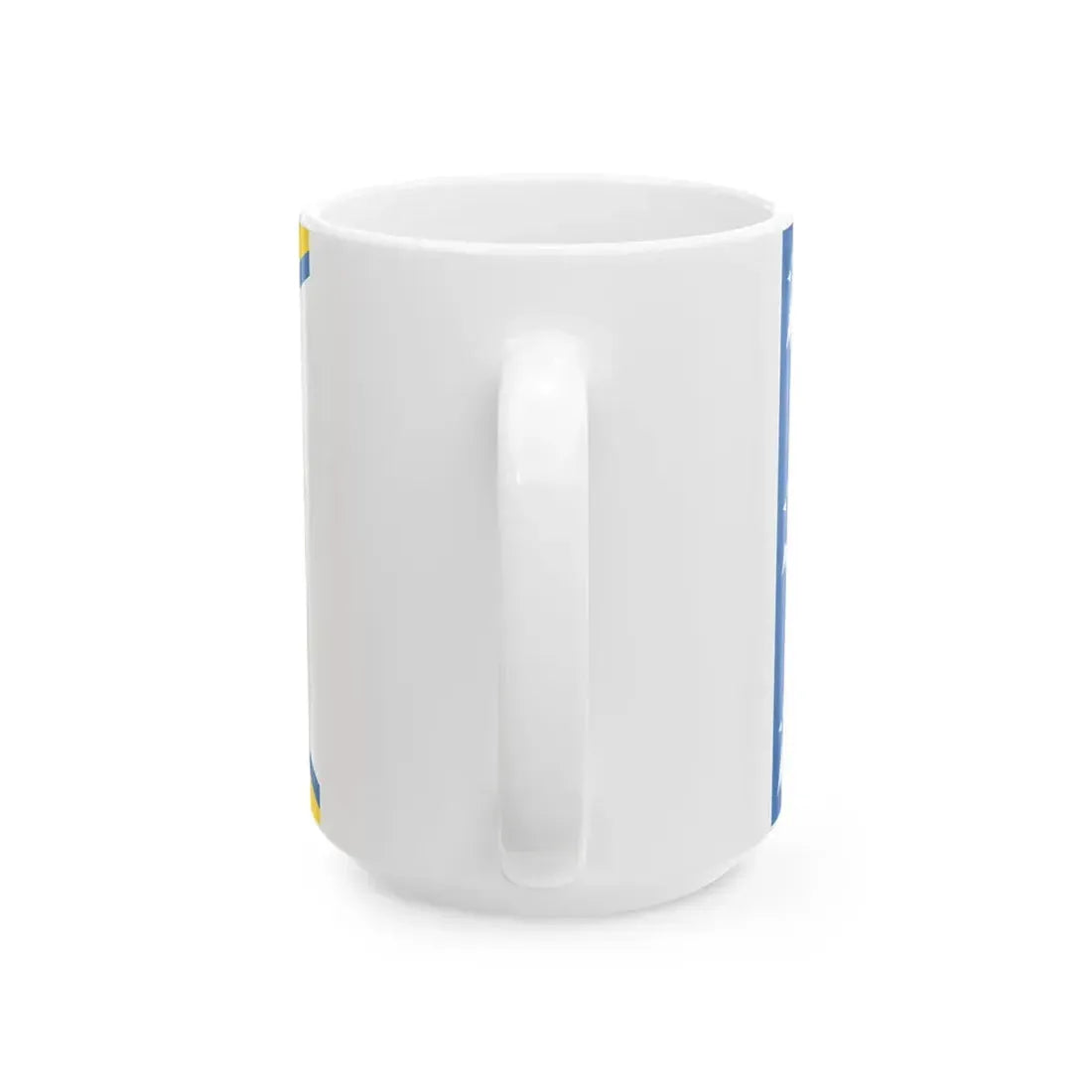 Presquile de Rhuys traditional district flag (France) White Coffee Mug - Go Mug Yourself