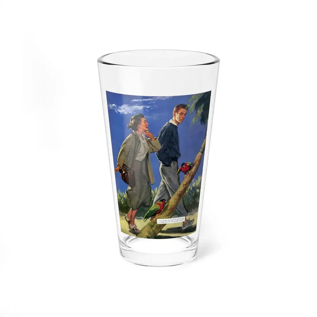 Pretending Makes It So, Saturday Evening Post, May 19, 1951 (Magazine Illustration) Pint Glass 16oz 16oz - Go Mug Yourself