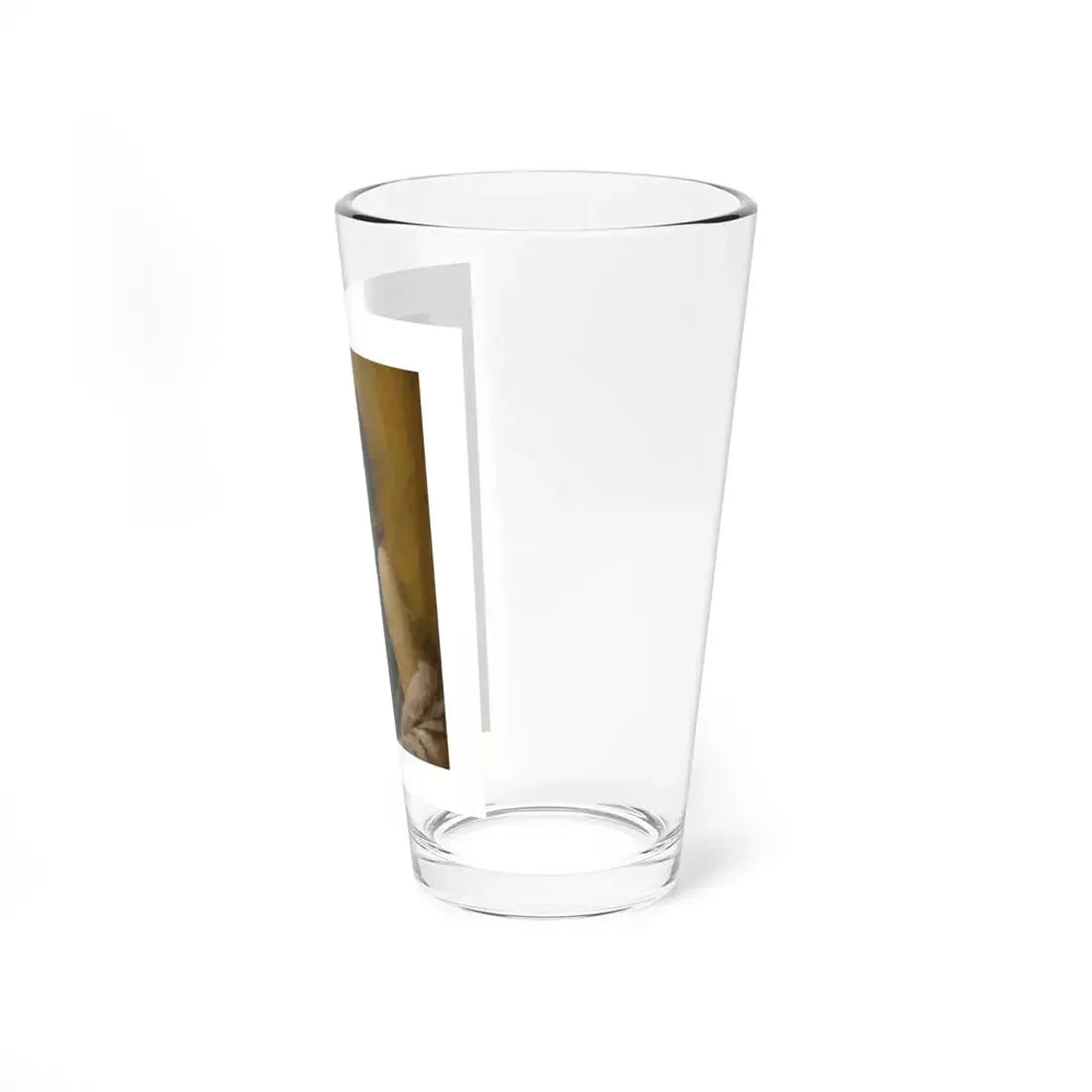 Pretty Girl Portrait (Magazine Illustration) Pint Glass 16oz - Go Mug Yourself