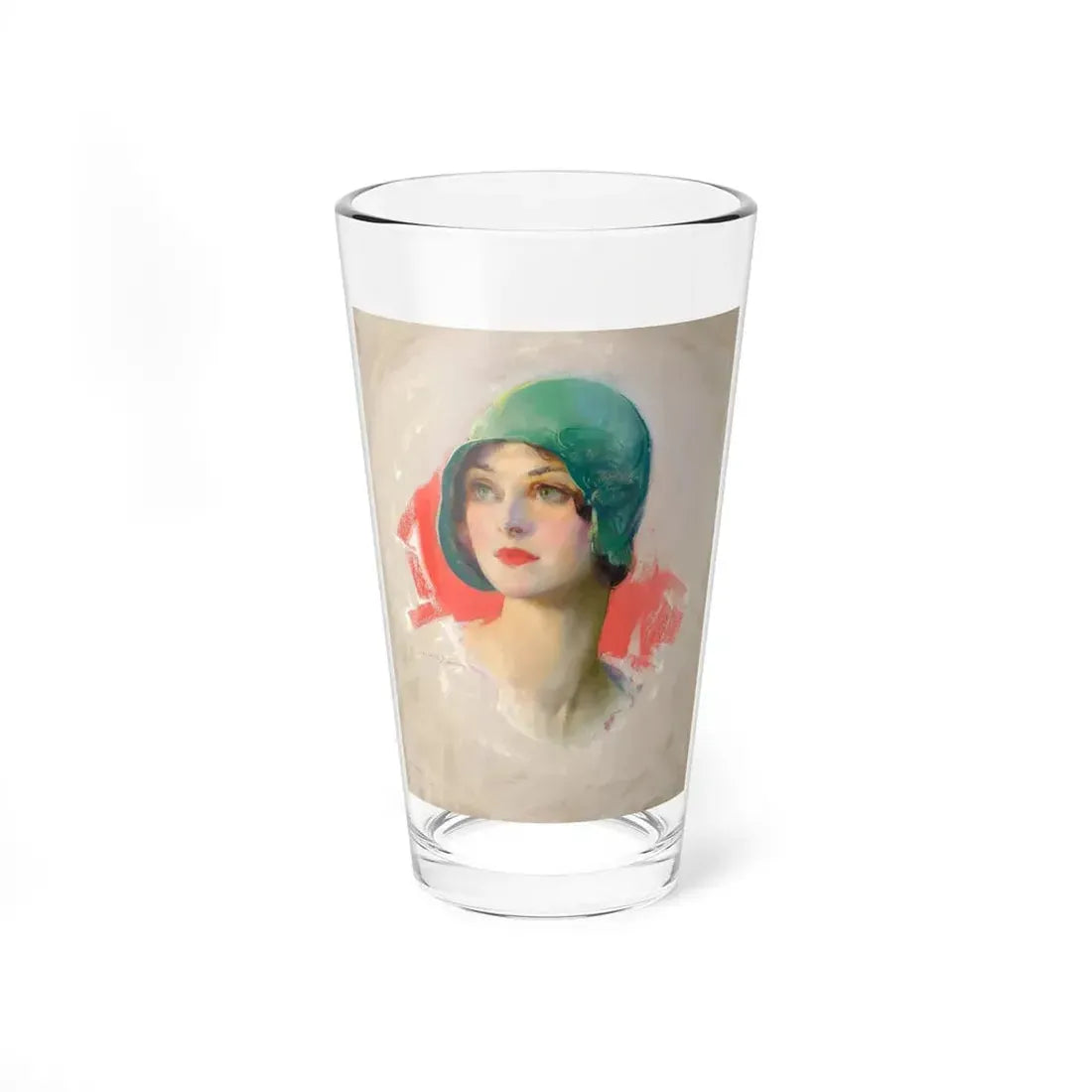 Pretty Girl, Smart Set magazine cover, March 1929 (Magazine Illustration) Pint Glass 16oz 16oz - Go Mug Yourself