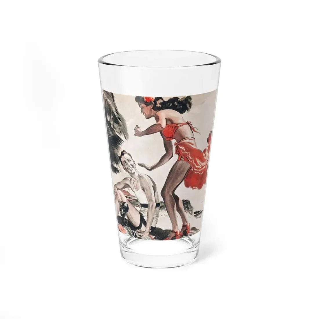 Pretty Larceny by Adrian Spies, Liberty magazine, 1946 (Magazine Illustration) Pint Glass 16oz 16oz - Go Mug Yourself