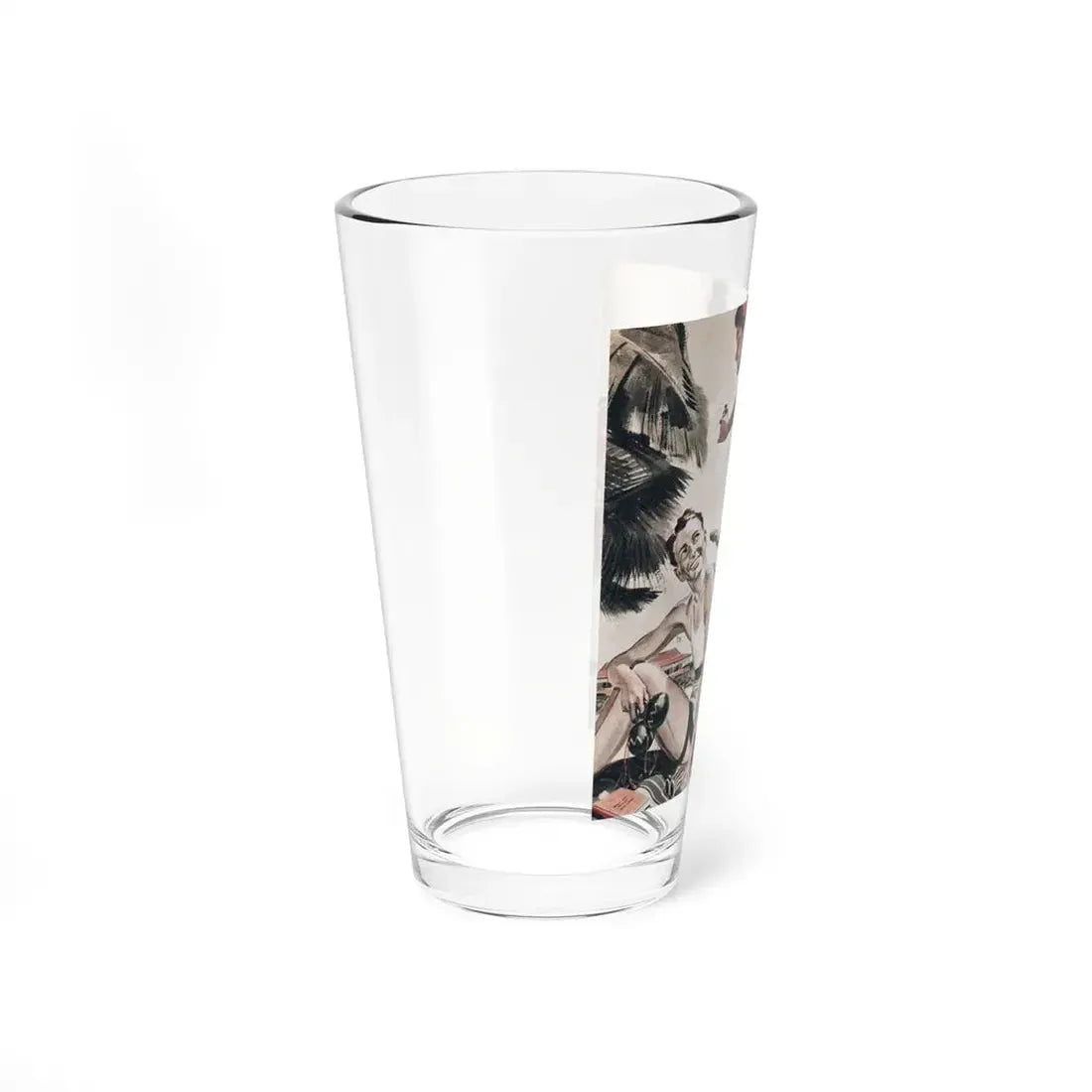 Pretty Larceny by Adrian Spies, Liberty magazine, 1946 (Magazine Illustration) Pint Glass 16oz - Go Mug Yourself