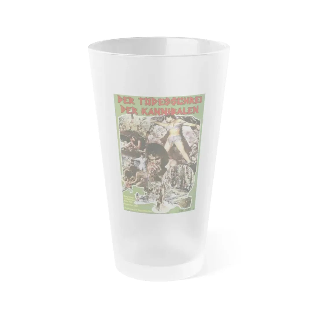PRIMITIVES 1978 Movie Poster - Frosted Pint Glass 16oz 16oz Frosted - Go Mug Yourself