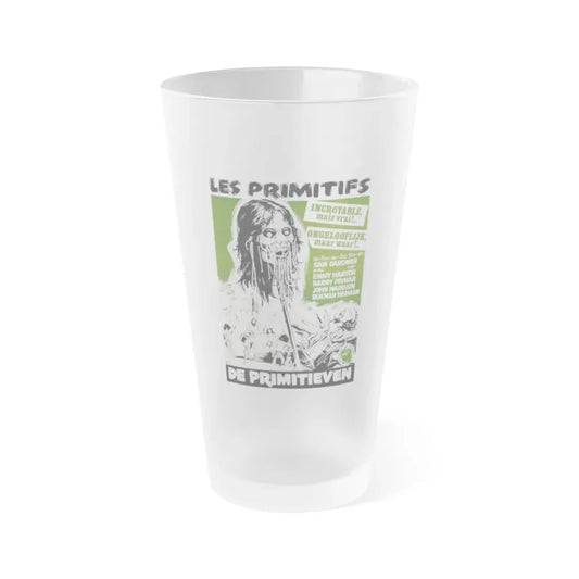 PRIMITIVES (BELGIAN) 1978 Movie Poster - Frosted Pint Glass 16oz 16oz Frosted - Go Mug Yourself