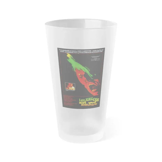 PRINCE OF DARKNESS (DANISH) 1987 Movie Poster - Frosted Pint Glass 16oz 16oz Frosted - Go Mug Yourself