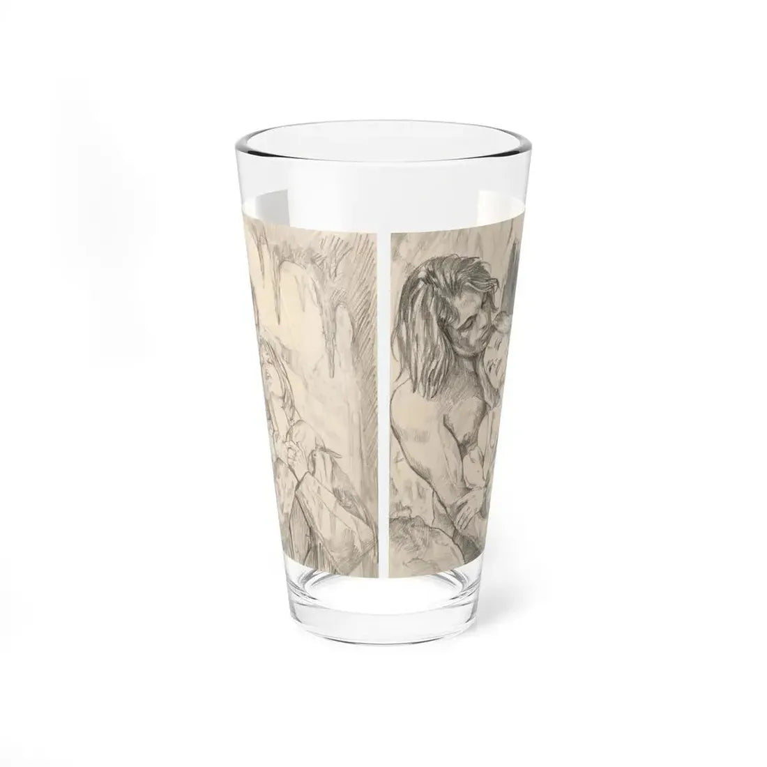 Prince of Time, paperback cover preliminaries (two works), 1995 - Pint Glass 16oz 16oz - Go Mug Yourself