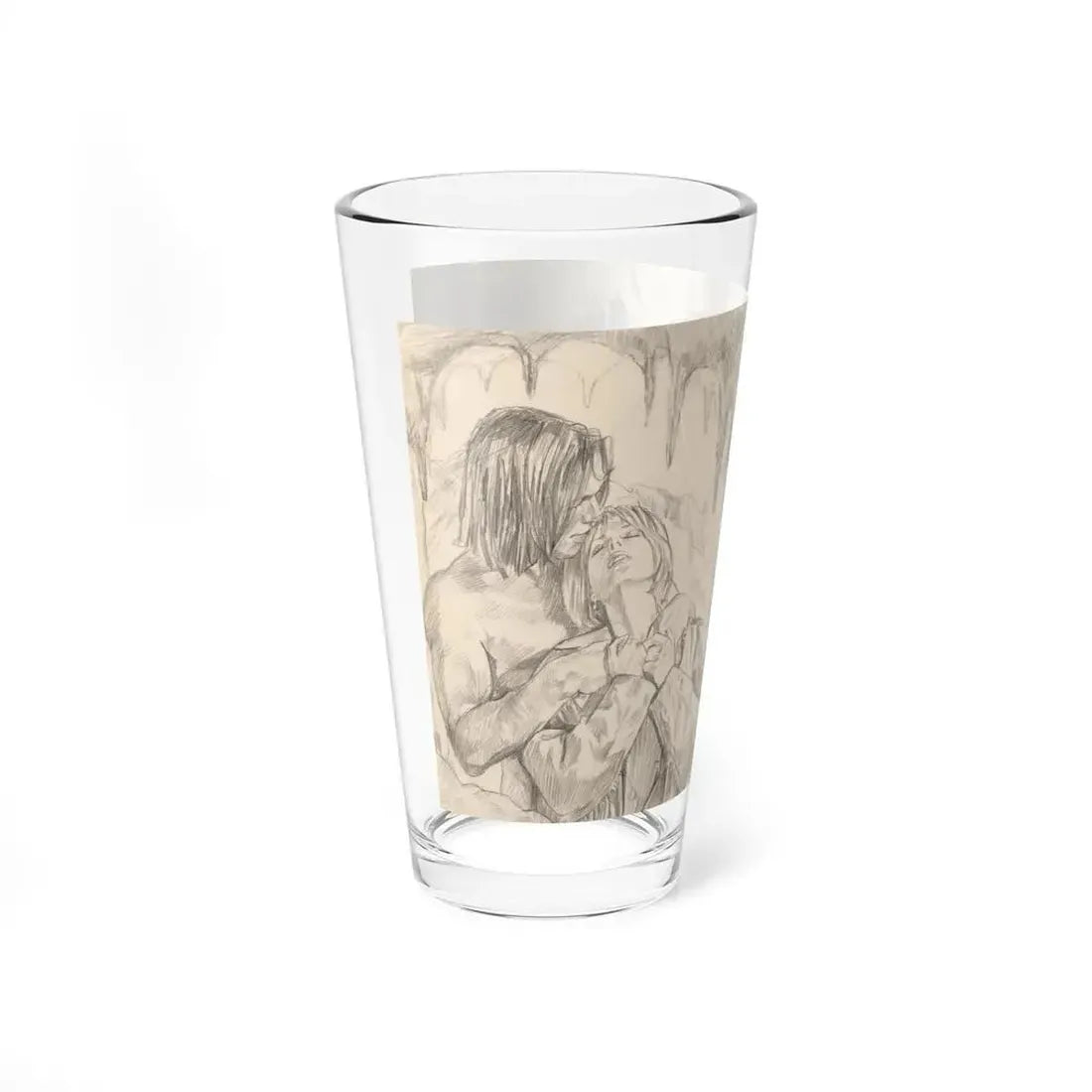 Prince of Time, paperback cover preliminaries (two works), 1995 - Pint Glass 16oz - Go Mug Yourself