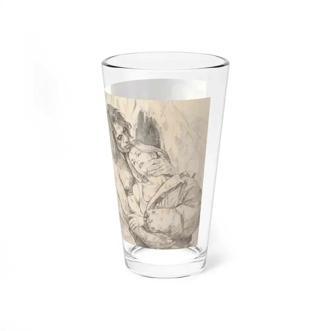Prince of Time, paperback cover preliminaries (two works), 1995 - Pint Glass 16oz - Go Mug Yourself