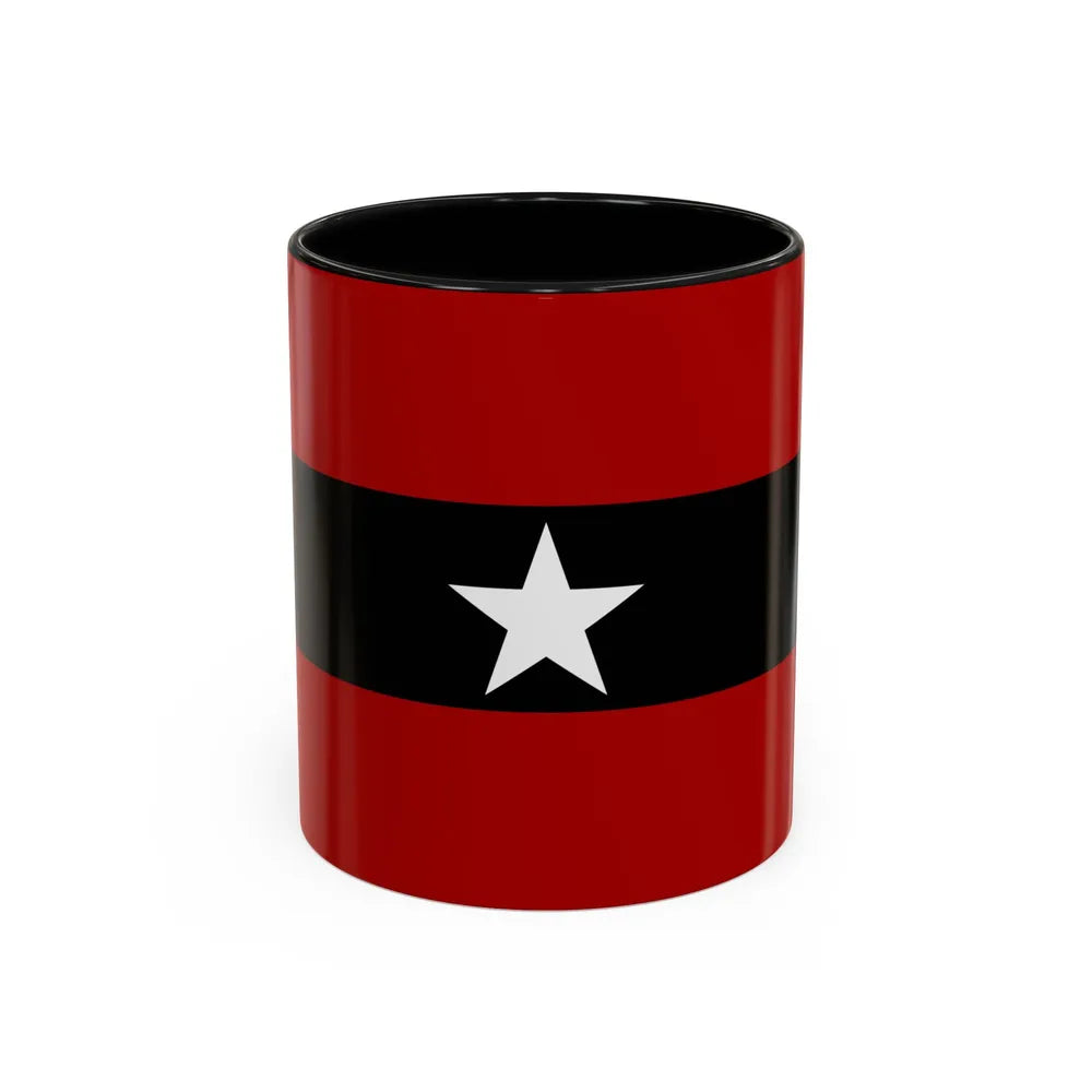 Principality of Albania Civil ensign 1914 to 1925 - Accent Coffee Mug 11oz Black - Go Mug Yourself