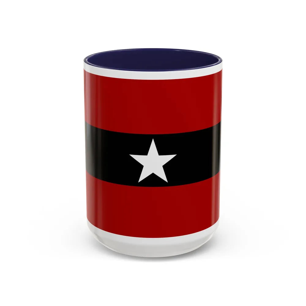 Principality of Albania Civil ensign 1914 to 1925 - Accent Coffee Mug 15oz Navy - Go Mug Yourself